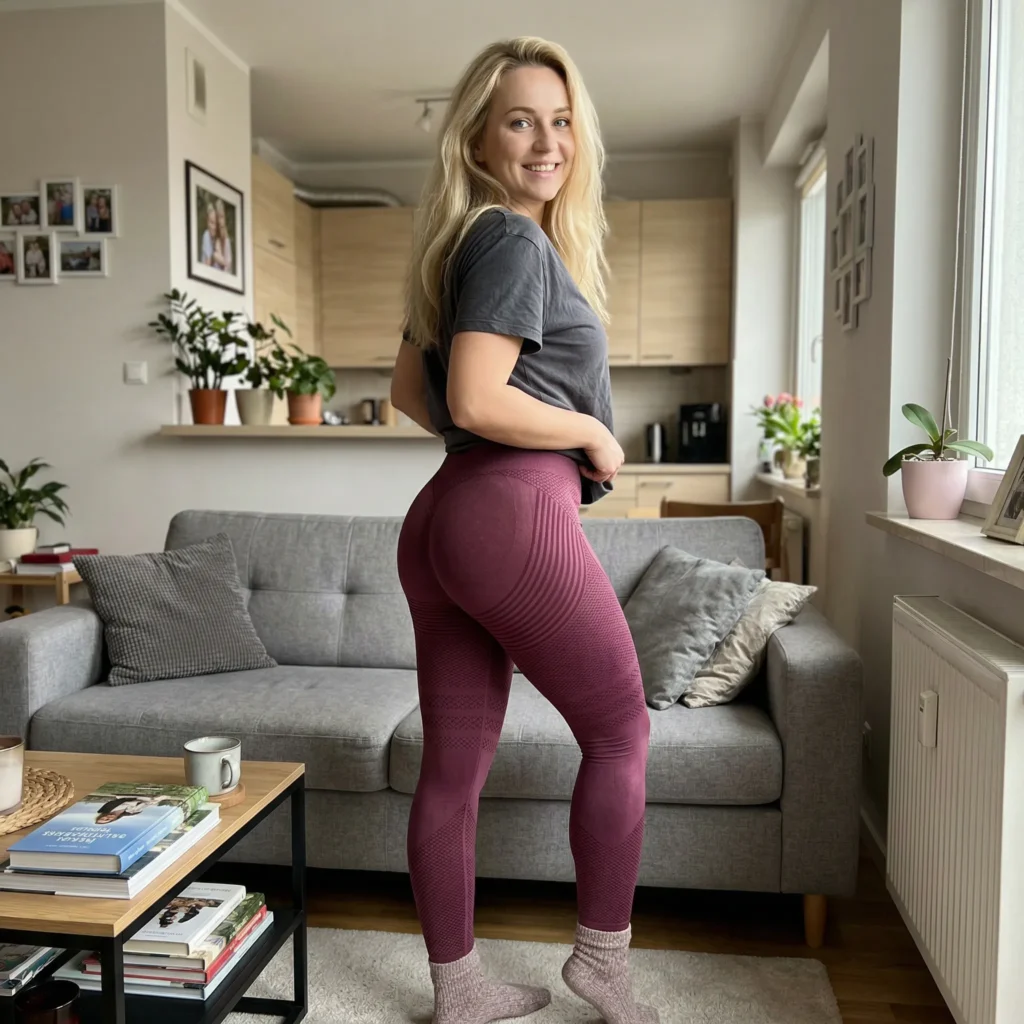 Legginsy modelujące 3D – Push-UP & Antycellulitowe