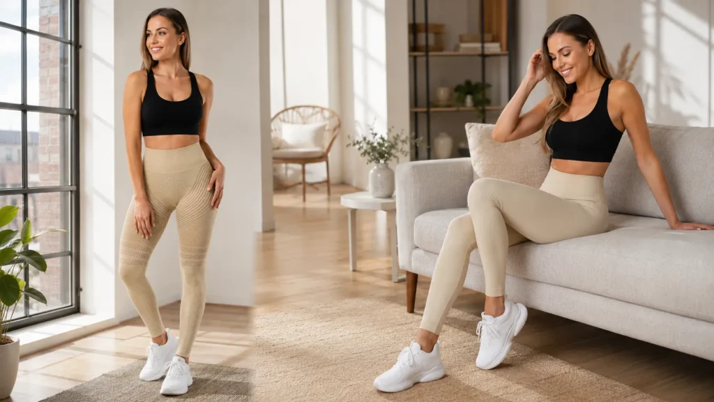 Legginsy antycellulitowe a&nbsp;legginsy modelujące – czym się różnią?