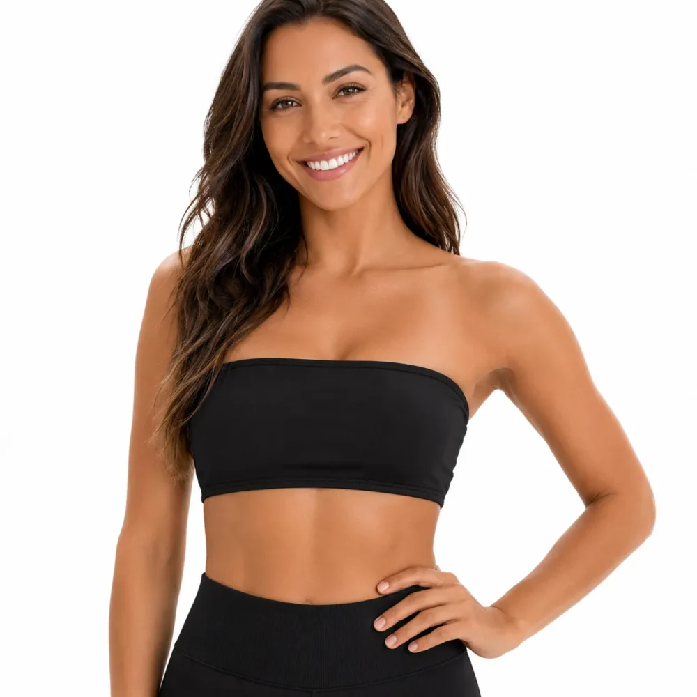 Top bandeau bez ramiączek