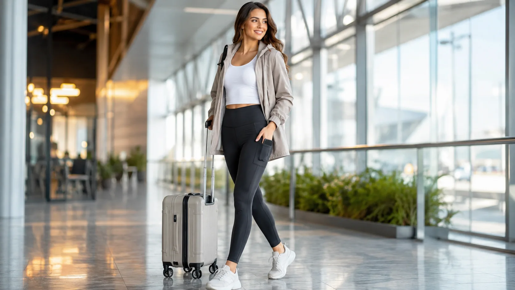 Legginsy na&nbsp;spacer i&nbsp;podróż – wygoda, kieszenie i&nbsp;styl bez&nbsp;przebierania