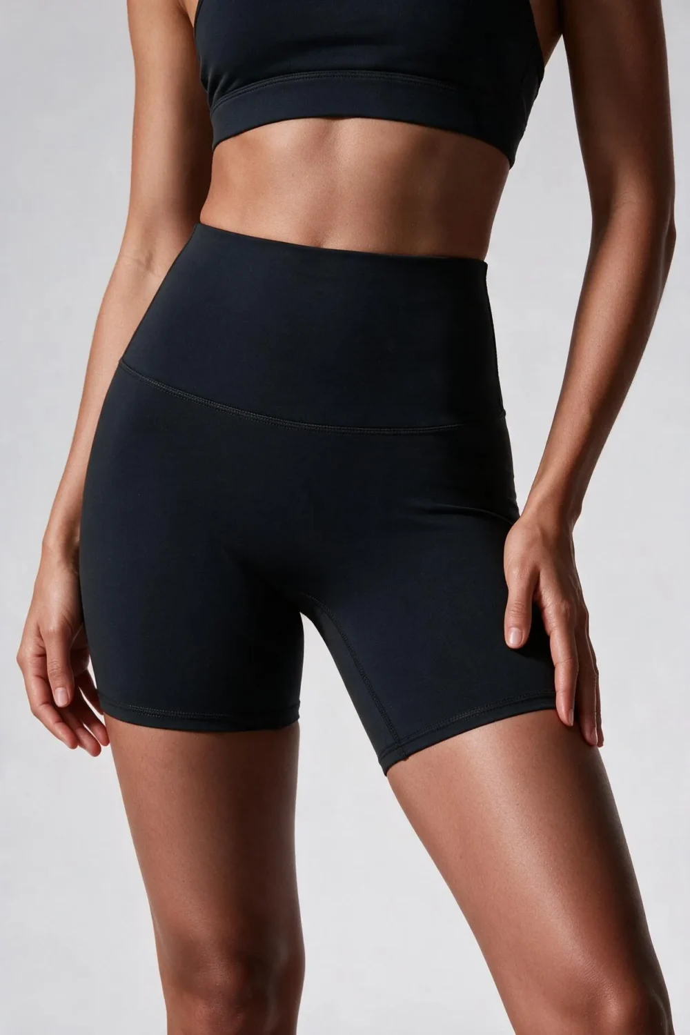 Szorty Solis z profilowanym przeszyciem - Navy Blue