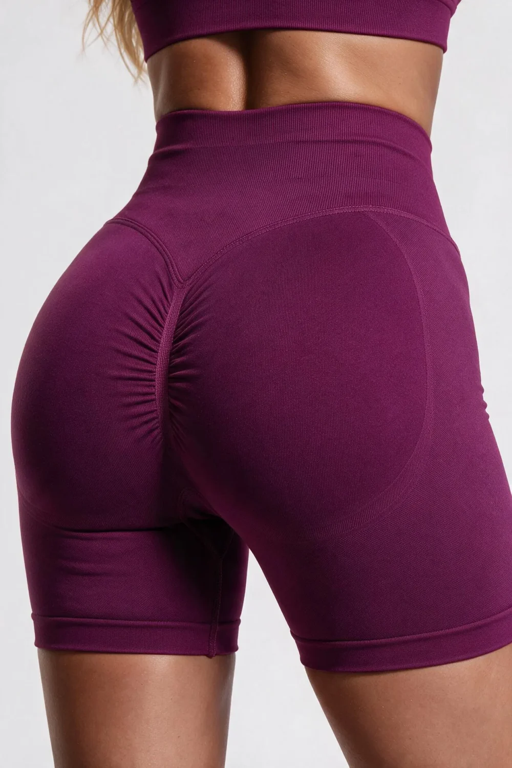 Szorty modelujące Contour z wysokim stanem - Berry Red
