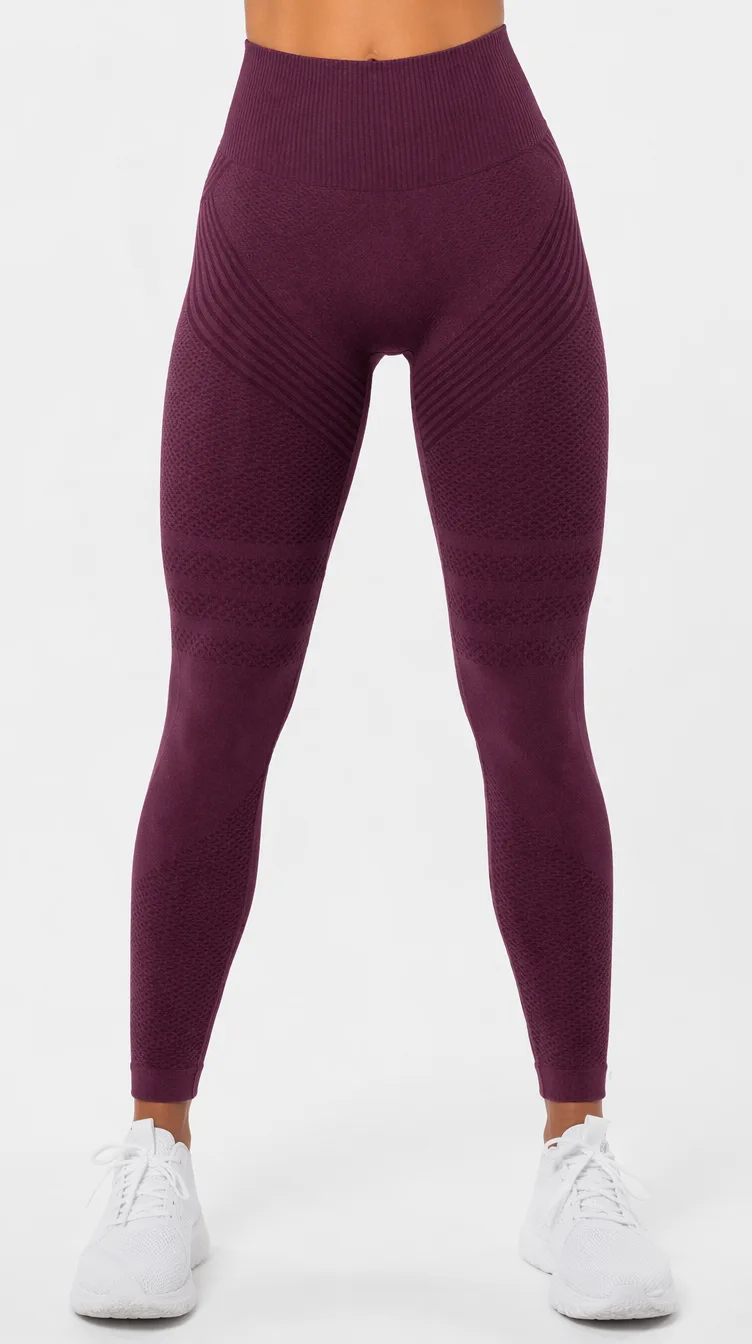 Legginsy modelujące 3D - Push-UP & Antycellulitowe - Fioletowy