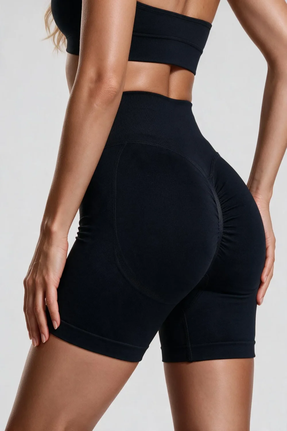 Szorty modelujące Contour z wysokim stanem - Czarny
